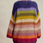 Striped Chunky Knit Cardigan