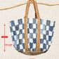 Boho Woven Large Straw Tote Bag