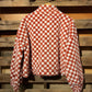 Checkered Sherpa Zip Up Jacket