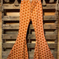 Orange Floral Bell Bottoms