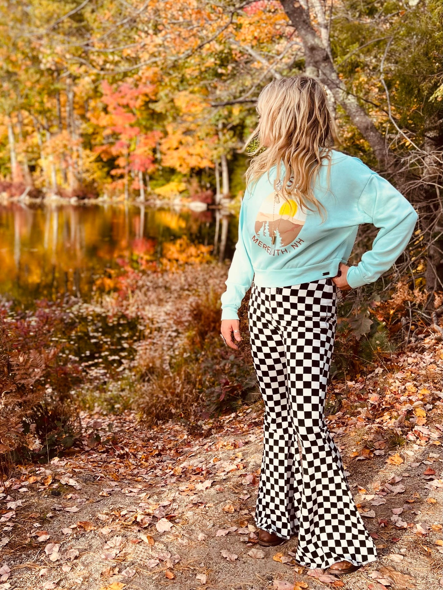 Checkered Bell Bottoms